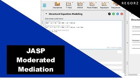 Moderated Mediation with JASP
