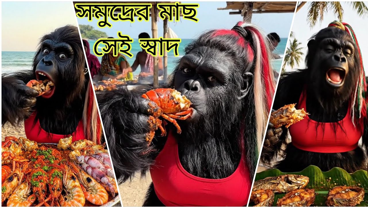 মাছ স্পেশাল 😋 Bigfoot’s Spicy Food Challenge in Dhaka Streets! 🔥🍔 