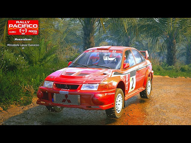 EA Sports WRC🏁 Mitsubishi Lancer Evo VI - Rally Pacifico Wet [[4K
