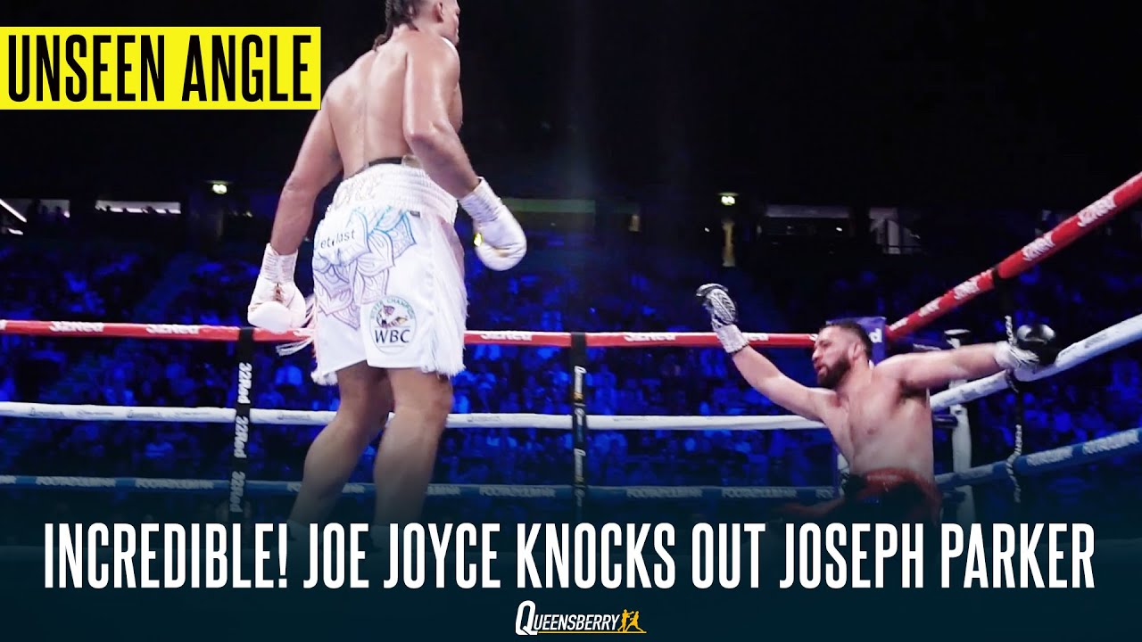 UNSEEN ANGLE 🎥 JOE JOYCE DESTROYS JOSEPH PARKER WITH KNOCK OUT TO WIN WBO INTERIM HEAVYWEIGHT TITLE