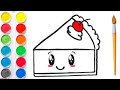 Bolalar Uchun Tortni Qanday Chizish Mumkin | How to draw a Cake