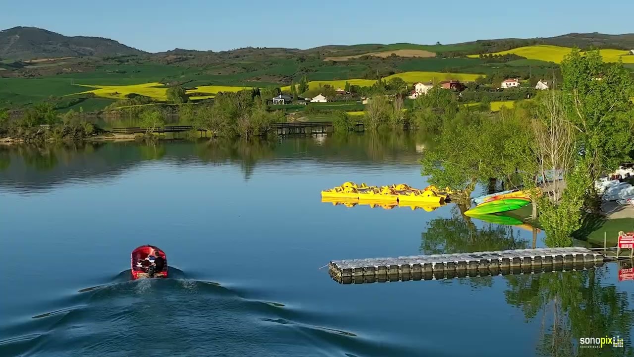 Embalse de Alloz, Navarra.
