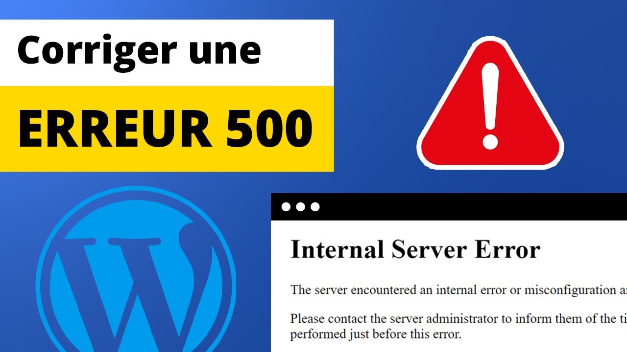 Erreur 500 - Erreur interne du serveur