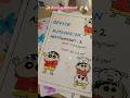 ✨ Assignment 🌈 schinchan✨📚#assignment #stationarycollection #study