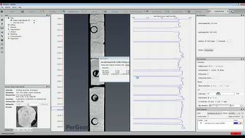 PerGeos for Geology - Core Profile Application