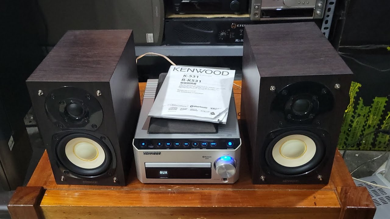 High-end Kenwood K531 stereo system with Bluetooth connectivity