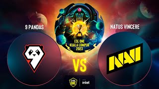 9 Pandas проти Natus Vincere | Гра 1 | ESL One Kuala Lumpur 2023 - CQ - EEU