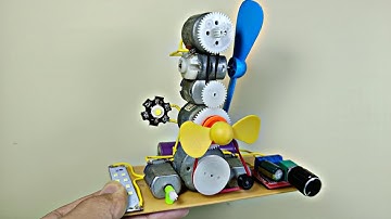 HOW TO MAKE AND ASSEMBLE A PROTOTYPE MINI ALTERNATOR ENGINE ELECTRONIC CIRCUIT WITH FAN CONCEPT