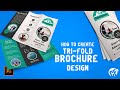 Tri-fold Brochure design design | Adobe Illustrator #illustrator #trifold #brochure