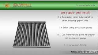How Does a Solar Direct Evacuated Tube System work