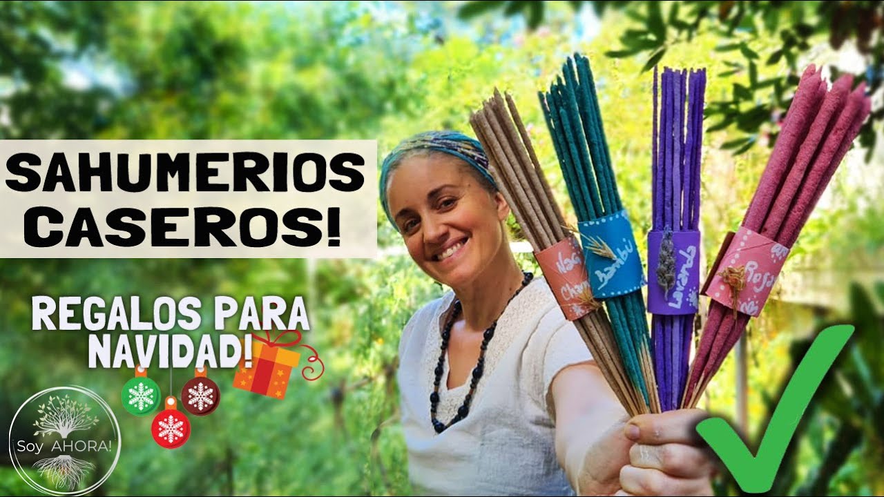 Como hago mis Sahumerios con aromas especiales | Ideales para regalar en Navidad! 🎁🎄