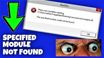 There was a Problem Starting the Specified Module Could Not be Found Windows 11