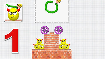 Draw To Smash Logic Puzzle Gameplay Walkthrough Part 1