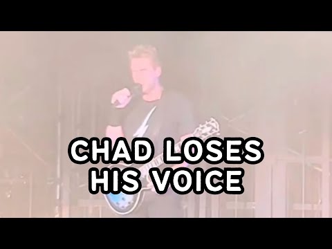 Nickelback's Chad Kroeger Gives Emotional Speech After Vocal Troubles...
