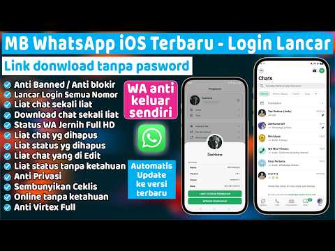 MB WhatsApp iOS Terbaru Lancar Login dan Tips Trik Agar WA Tidak Keluar Sendiri