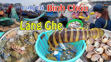Làng nghề rập Ghẹ ở Cảng cá Bình Châu | Ghẹ, Ốc quá rẻ Chợ Hải Sản Bình Châu Bà Rịa - Vũng Tàu