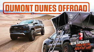 2023 Chevy Colorado Off-roading the Dunes! With the new @Pantheon_Adventure Roof Top Tent!
