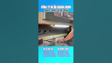 Xưởng in Offset #inquangminh #innamecard #congtyinan #incardvisit