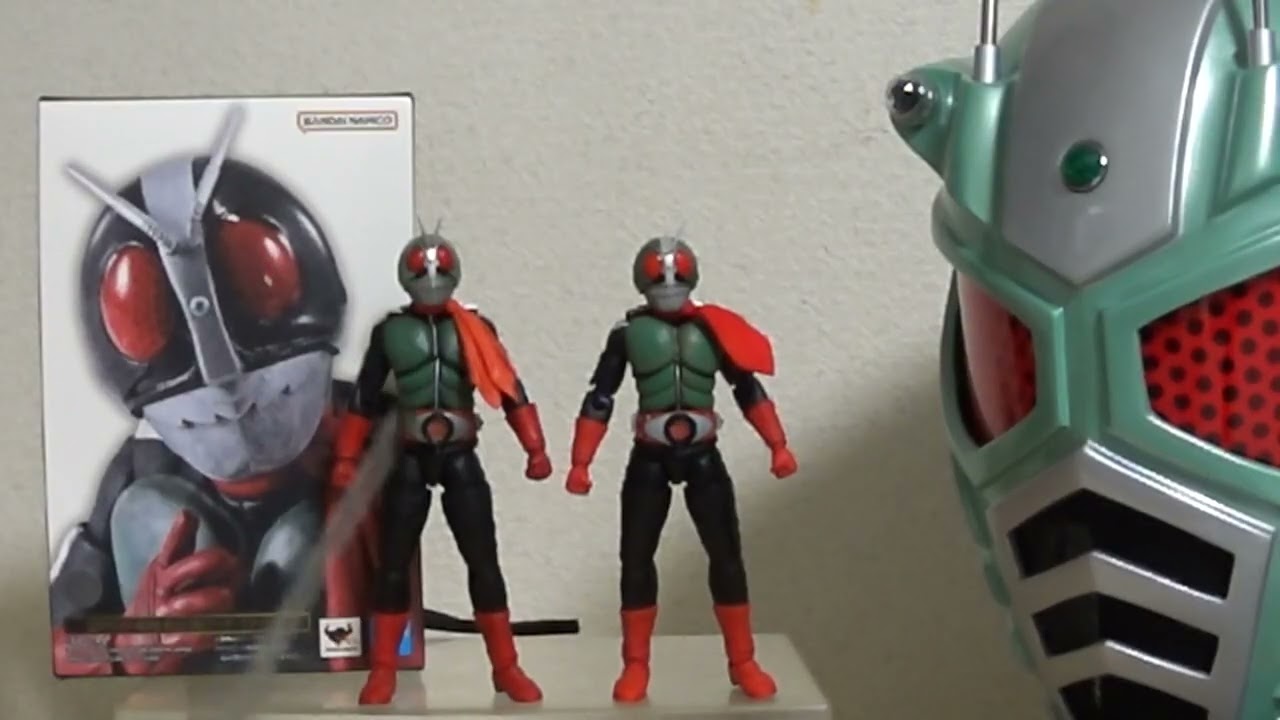 ターボライダー第１８５０話　　S.H.フィギュアーツ　真骨彫製法　仮面ライダー新２号　栄光の昭和ライダーエディション　開封動画