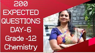 ⭐️ Most EXPECTED Questions 2022 | Day - 6| CBSE Chemistry class 12 | VanimaamWoC