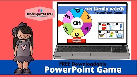 PowerPoint Game |-an Word Family | CVC Reading Practice