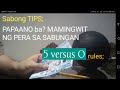 SABONG TIPS; Papaano mamingwit ng PERA sa sabungan;GAMIT ANG 5Versus0 rules.