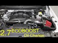 2.7 ECOBOOST f-150 Oil change (the right way) + oil light reset