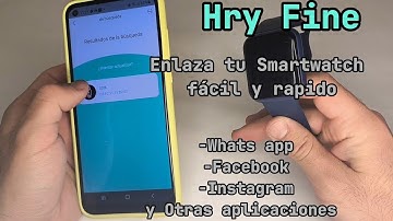 Conecta tu smartwatch con la aplicación Hryfine