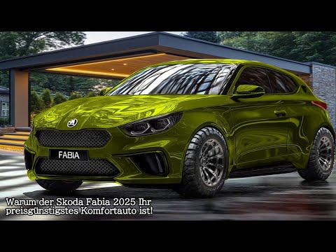 Youtube Warum der Skoda Fabia 2025 Ihr preisgünstigstes Komfortauto ist! video skoda