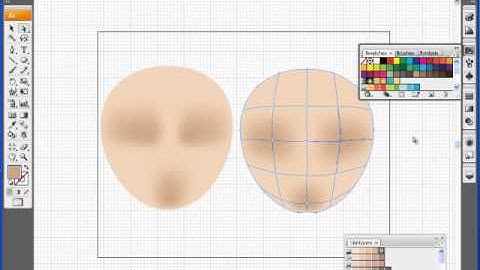 Adobe Illustrator - Drawing a Face Episode 4: Extra Bits