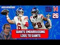 Giants Fall to Saints 26-14 🏈