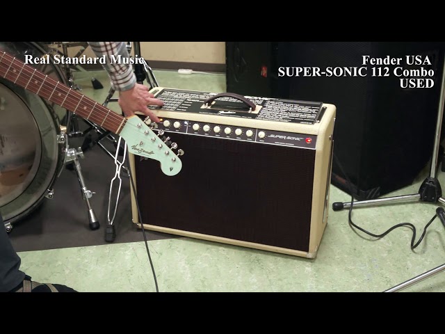 W0272○Fender SuperSonic112 コンボ ギターアンプ チューブ