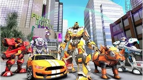Futuristic Rhino Robot Car Transformation Game 2018 - Best GamePlay FHD | by Cradley Creations |