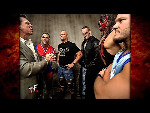 The Undertaker, Kane, Stone Cold, Kurt Angle, Chris Jericho & Vince Backstage Segments 7/12/01