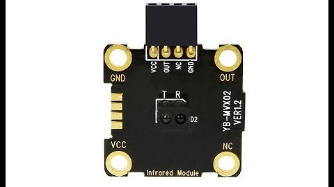 Infrared module compatible with alligator clip/DuPont line/PH2.0 cable