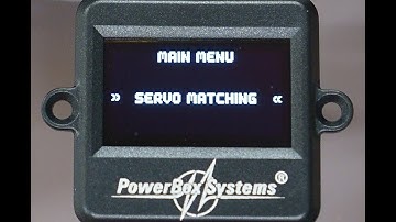 PowerBox Mercury SR2 : Part 8 - Auto Servo Matching