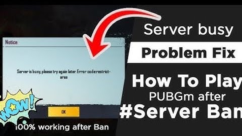 Server busy problem solve😎😎