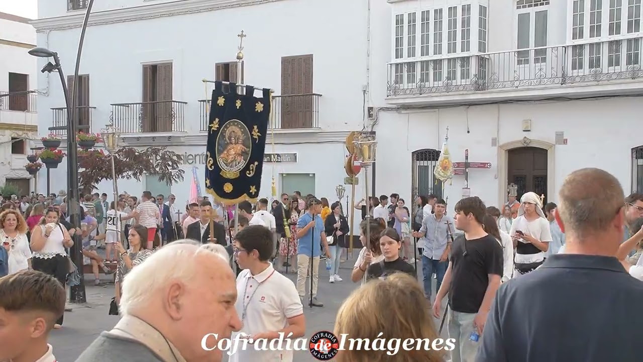 GLORIAS 2024 - PROCESIÓN MARÍA AUXILIADORA CORONADA DE CAMPANO DESDE SAN TELMO A RECOGIDA - CHICLANA