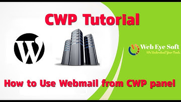 How to Use Webmail from CWP panel