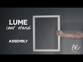 Lume coat rack assembly how to assemble bedesign lume coat stand