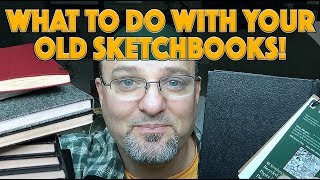 What to Do with Old Sketchbooks // Sketchbook Purge