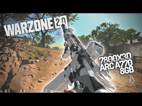 Warzone 2.0 \ Al Mazrah \ Arc A770 8GB + 7800X3D + DDR5-6200C28 // X670E AORUS Xtreme // 1080