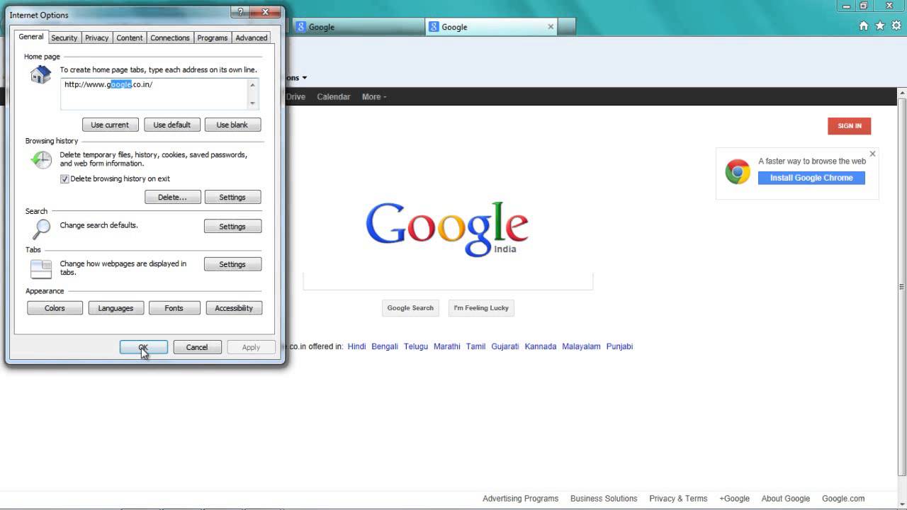 How To Make Google Your Homepage Make Google My Homepage On Chrome