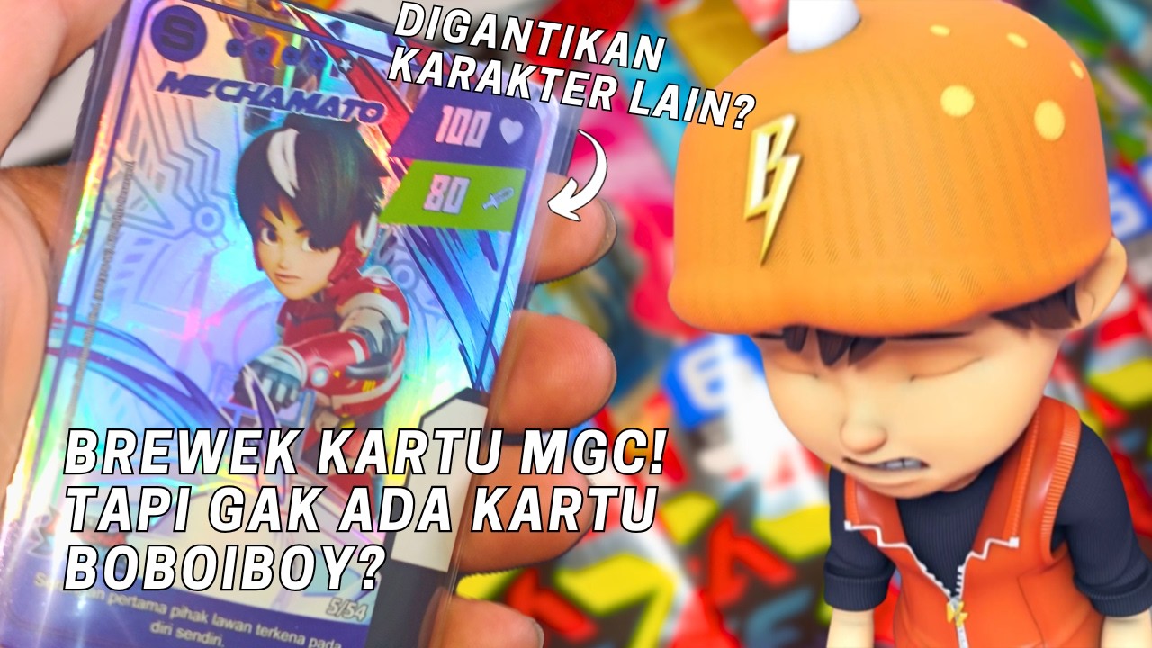 PEK KARTU MGC TAPI GAK ADA KARTU BOBOIBOY-NYA? Brewek Kartu Monsta Galaxy Card Mecha Strike Malaysia
