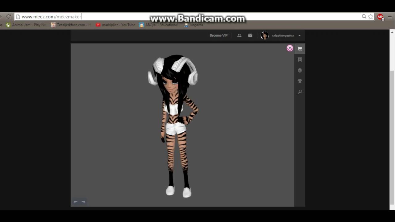 Meez how to change your body type on BETA MEEZ