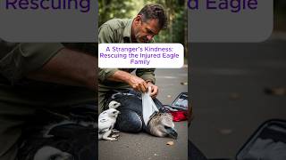 A Stranger’s Kindness: Rescuing the Injured Eagle Family #rescue #hero #eagles #family