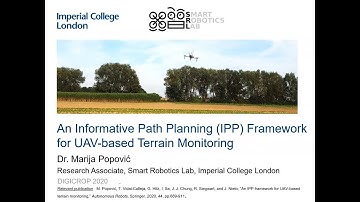 Marija Popović - An informative path planning framework for UAV-based terrain monitoring (Trailer)
