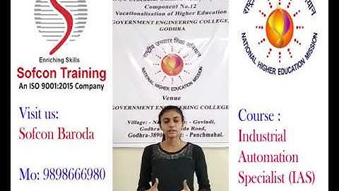 Job Oriented Course After Electrical Engineering | Industrial Automation Training By Sofcon Baroda