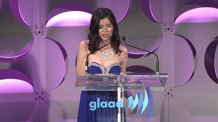 Kristene Chapa shares her story at the #glaadawards