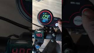 Detailed settings of E 10 scooter LCD